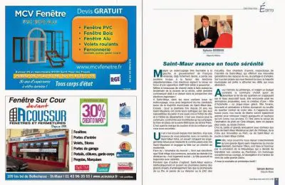 Acoussur dans le magazine de la ville