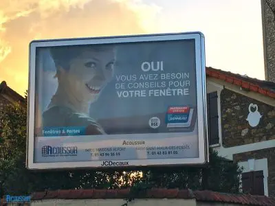 Acoussur s'affiche dans vos rues !