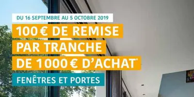 Pour la rentrée, notre partenaire Janneau vous offre 100€ de remise par tranche de 1000€ d&rsquo;achat.