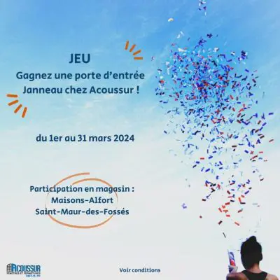 Participez au jeu « Sésame, ouvre-toi » et gagnez une porte d’entrée Janneau !