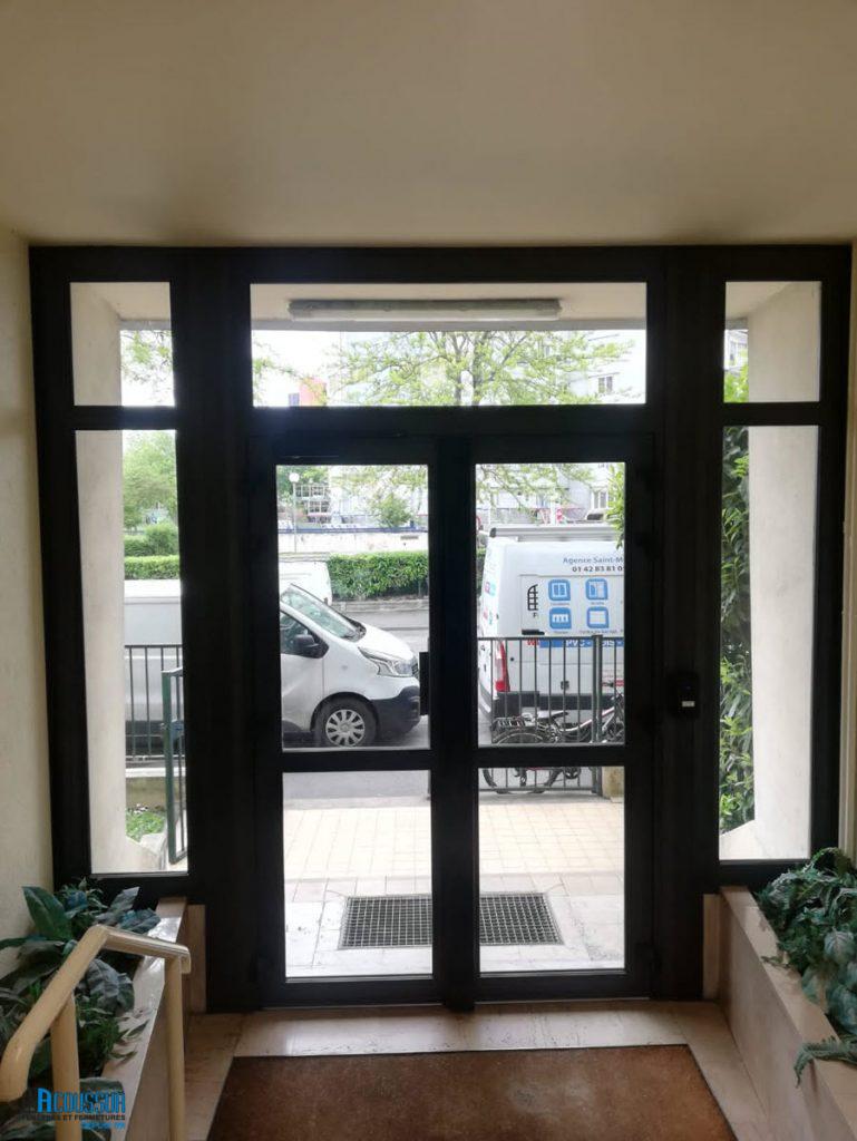 Acoussur remplacement porte immeuble apres 1